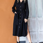 JADE by JANE Long Button down Plus-size Shirt Dress