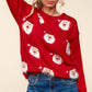 Haptics Santa Sparkle Brushed Sweater