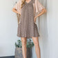 FLORAL PRINT RUFFLE DRESS
