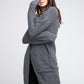 BIBI Twist Knitted Open Front Cardigan with Pockets