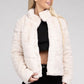 AMBIANCE APPAREL Fluffy Zip-Up Sweater Coat