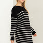 HYFVE Casually Chic Striped Sweater Dress
