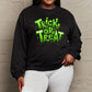 SIMPLY LOVE Full Size "TRICK OR TREAT" Graphic Sweatshirt