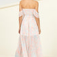 Pastel Florals Smocked Midi Dress