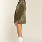 JADE BY JANE Faux Fur and Suede Jacket JJO5028P