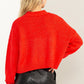 HYFVE Cute Mood Crop Shoulder Cropped Cardigan Sweater