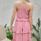 DAVI & DANI Casual Ruffle Sleeveless Mini Summer Dress