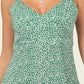 HYFVE Shimmery Tiered Midi Floral Dress