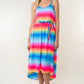 WHITE BIRCH Full Size Ombre Striped Midi Cami Dress