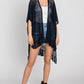LACE OVER SIZE RUFFLE KIMONO
