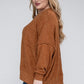 ZENANA Plus Brushed Melange Drop Shoulder Sweater