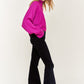 JADE by JANE Luxurious Mock Neck Wide Sleeves Sweater JJK50507