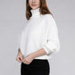 ZENANA Viscose Dolman Sleeve Turtleneck Sweater