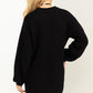 HYFVE Cable-Knit Ribbed Mini Sweater Dress