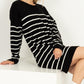HYFVE Casually Chic Striped Sweater Dress