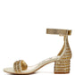 RAG & Co. Twerky Rhinestones Embellished Block Sandals