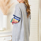 Angel Wings Multicolored Stripe Open Front Longline Cardigan