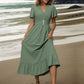 Surplice Sage Flutter Sleeve Midi Dress
