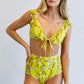 DAVI & DANI 2 Piece Floral Swimwear Set