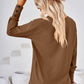 V-Neck Long Sleeve Blouse
