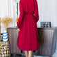 JADE by JANE Long Button down Plus-size Shirt Dress