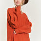 JADE by JANE V-neck Oversized Plus-size Sweater