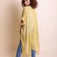 LETO Woven Long Line Tribal Kimono