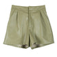 LILOU Vegan leather shorts