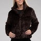 AMBIANCE APPAREL Fluffy Zip-Up Sweater Coat