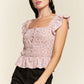 JADE by JANE Plus-size Floral Print Ruffled top