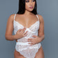 Wicked Women's Sexy Floral Lace Bodysuit Lingerie