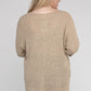 EESOME Plus Size Crew Neck Knit Sweater