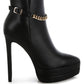 RAG & Co. Narok Metallic Chain Detail Boots