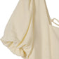 LILOU Elegant Bright Yellow Mini Brunch Dress with Back Strap