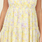 HYFVE Flirty Floral Tie-Strap Midi Dress