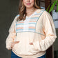 SYNZ Plus Size Hooded Top with Kangaroo Pocket