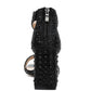 RAG & Co. Cady Rhinestones And Sequins Block Sandals