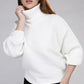 ZENANA Viscose Dolman Sleeve Turtleneck Sweater