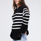 BiBi Ribbed Hem Stripe Sweater