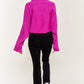 JADE by JANE Luxurious Mock Neck Wide Sleeves Sweater JJK50507