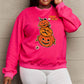 SIMPLY LOVE Full Size "TRICK OR TREAT" Graphic Sweatshirt