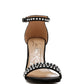 RAG & Co. Klebba Pearls Embellished Satin Sandals