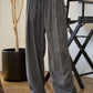 DAVI & DANI Stripe Button Down Shirt and Long Pants Set