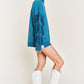 JADE by JANE Silver Studded Fringe Sleeve Sweater Top - JJT5009