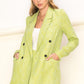 HYFVE Sugarplum Long-Sleeve Double-Breasted Blazer