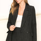 HYFVE Sugarplum Long-Sleeve Double-Breasted Blazer