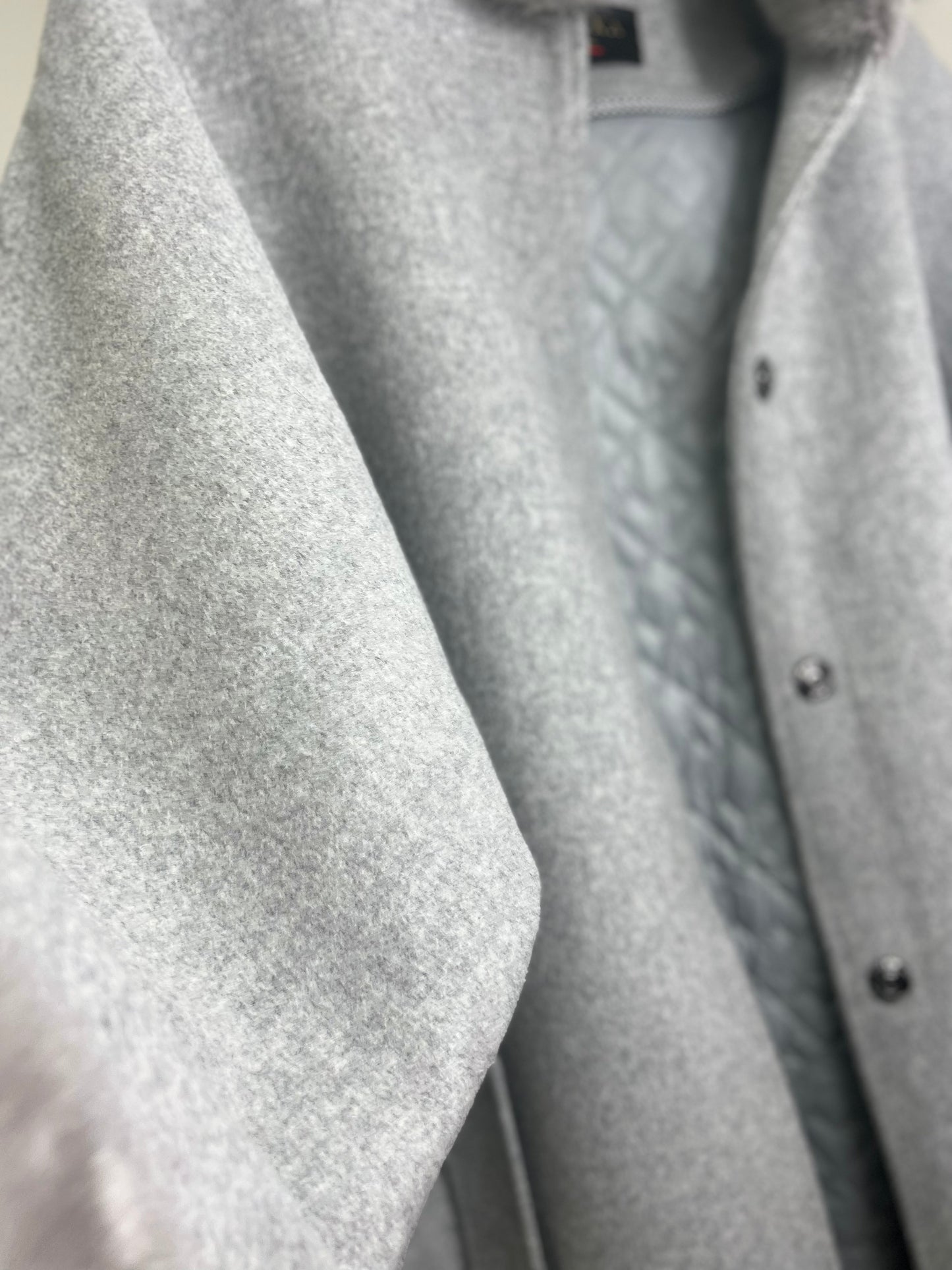 Genuine Scandinavian Mink Fur Virgin Wool Coat