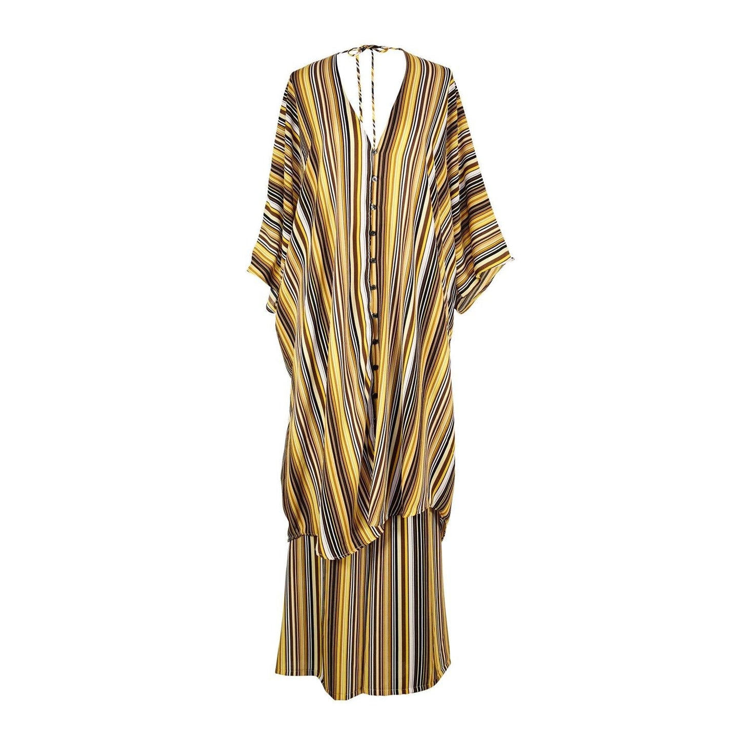 Bank Striped Tunic Caftan Set
