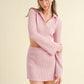 Junior Waffle Knit Bell Sleeve Top and Skirt Set