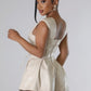 Stylish Mini Faux Leather Party Romper